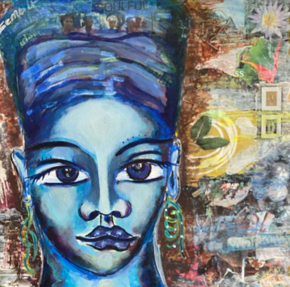 Indigo Woman, by Semerit Stratchan