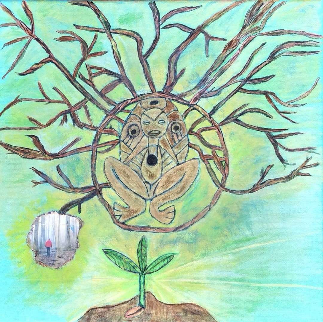 El Perdon: Forgiveness, painting by Ogla Silva
