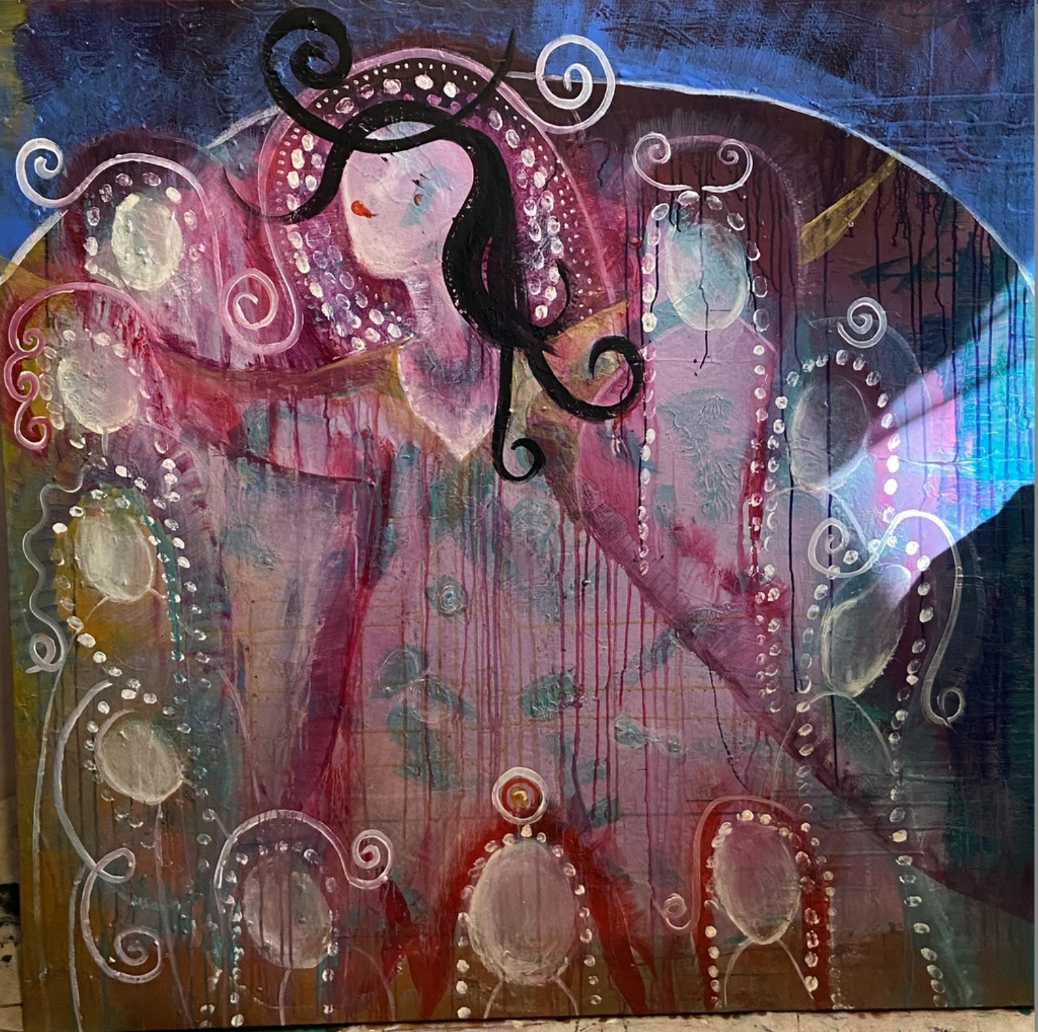 Red Thread Training Sacred Circle Painting 2023